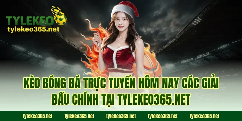 Kèo bóng đá trực tuyến hôm nay các giải đấu chính tại tylekeo.red